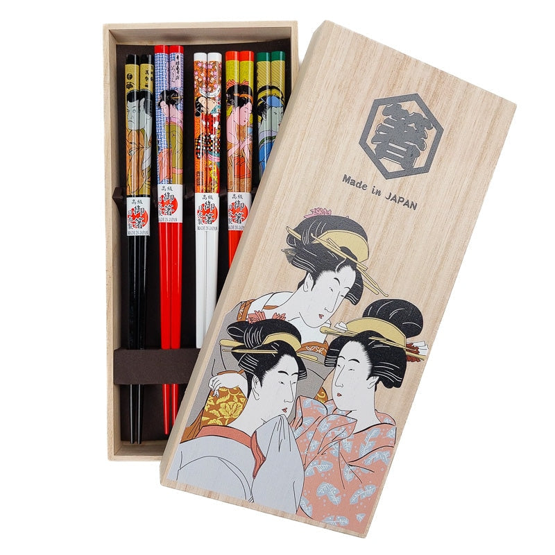 Japanse Eetstokjes Set - Ukiyo-e