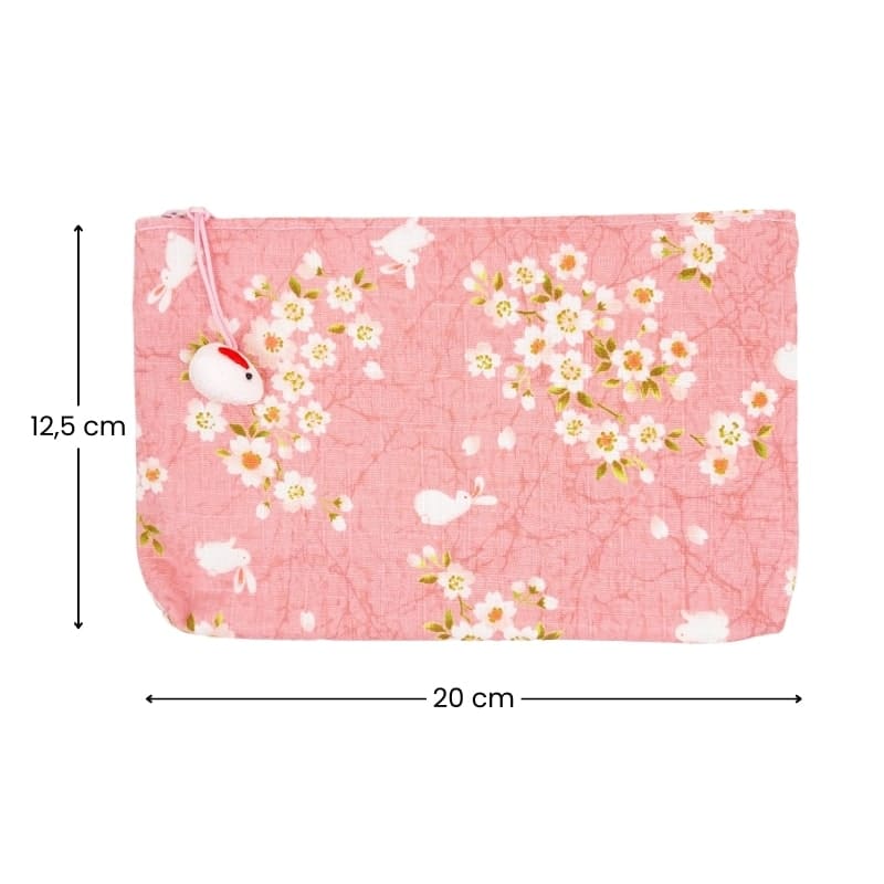 Japanse Etui – Usagi Sakura Roze
