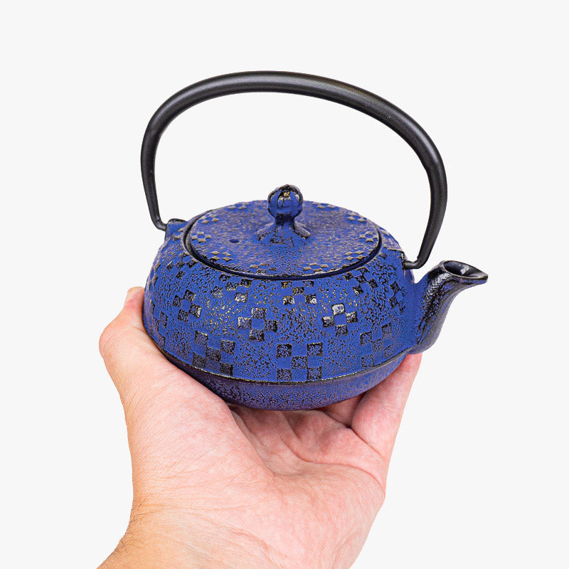 Japanse Gietijzeren Theepot – Tetsubin Indigo