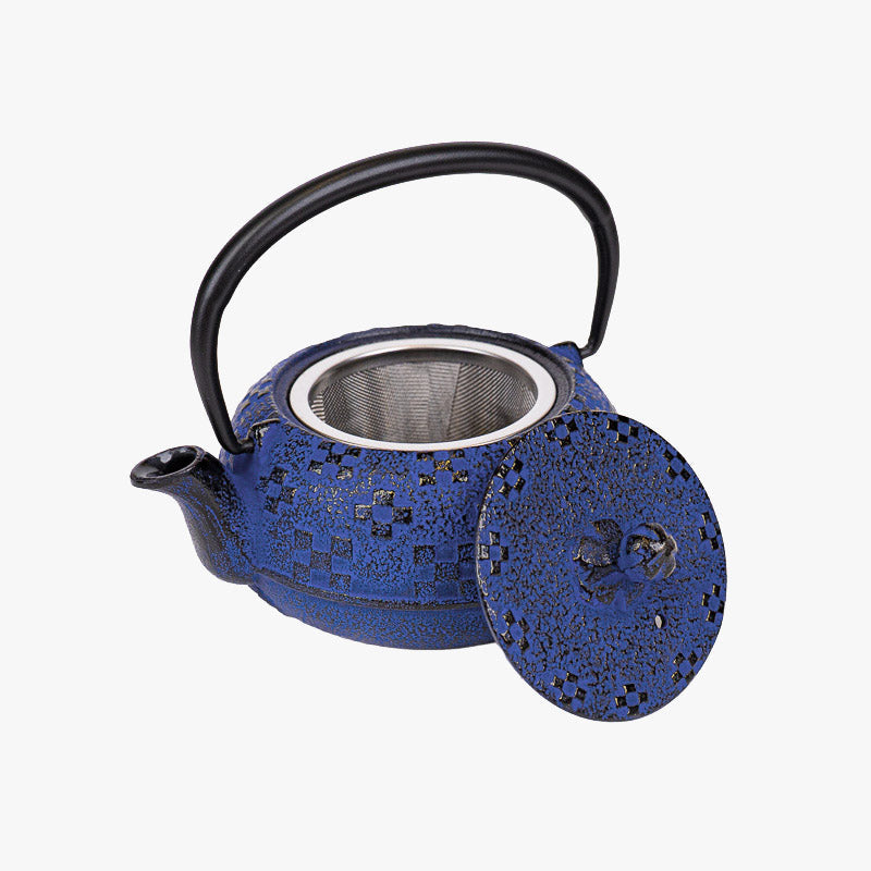 Japanse Gietijzeren Theepot – Tetsubin Indigo