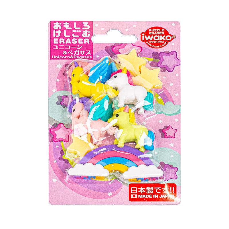 Japanse Gum - Iwako Eenhoorn & Pegasus