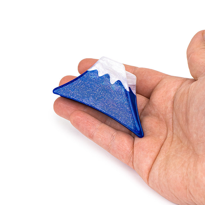 Japanse Haarclip - Mount Fuji Blauw