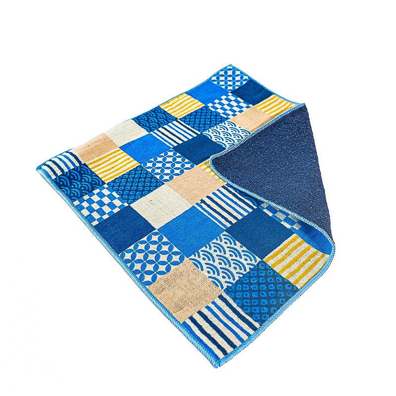 Japanse Handdoek - Ichimatsu Ruitpatroon