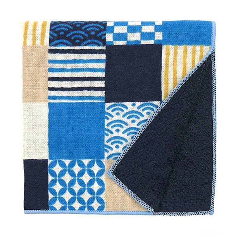 Japanse Handdoek - Ichimatsu Ruitpatroon