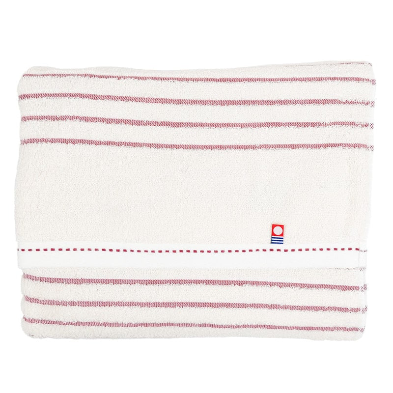 Japanse Handdoek - Rood Gestreept