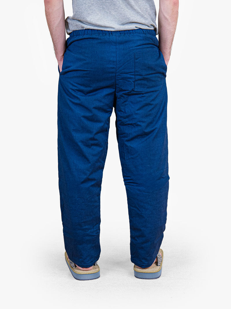 Japanse Heren Broek – Gewatteerd Blauw