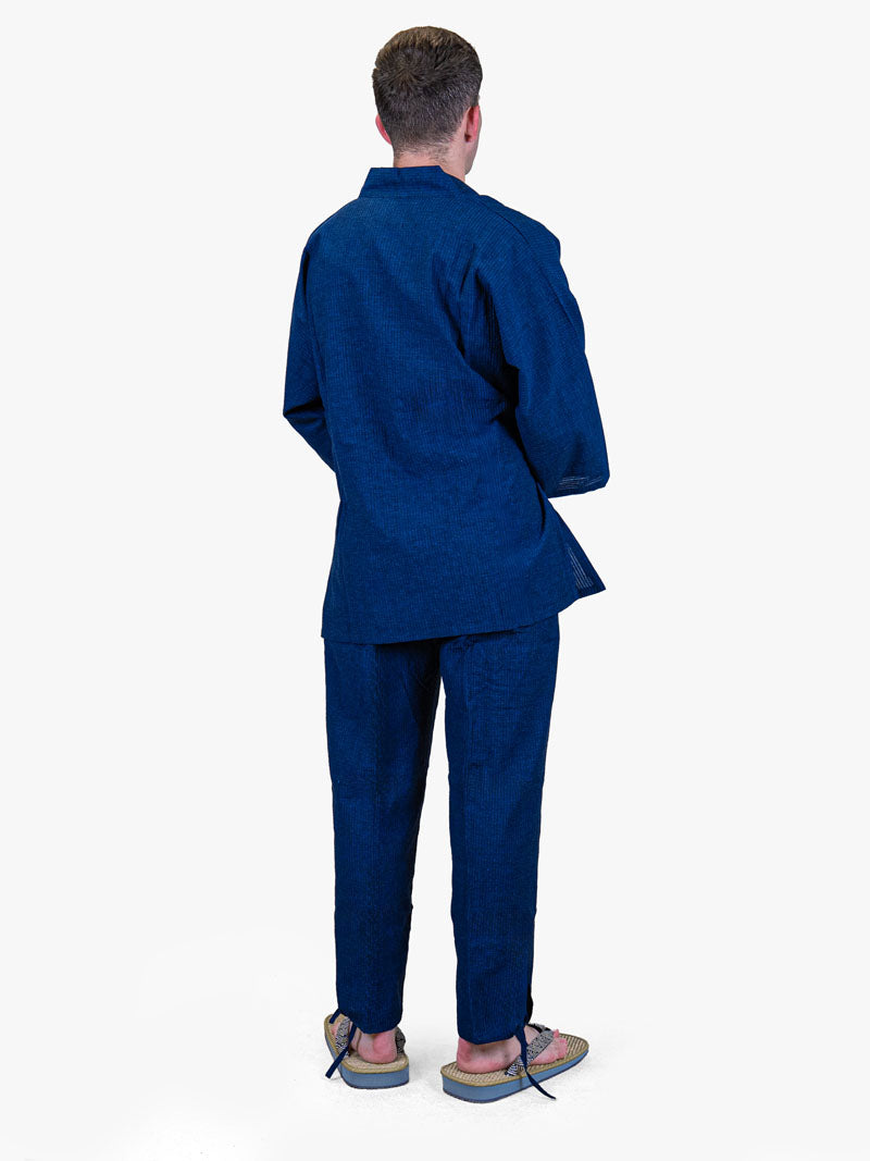 Japanse Heren Samue – Marineblauw Zomer