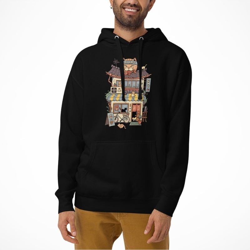 Japanse Hoodie - Neko Coffee