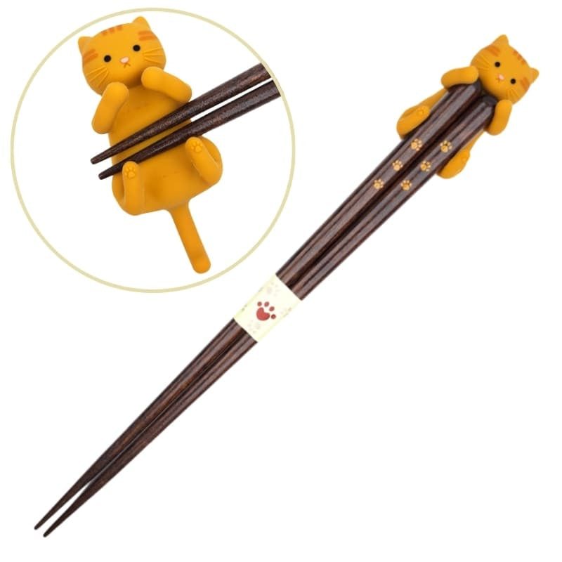 Japanse Kawaii Eetstokjes – Rode Kat