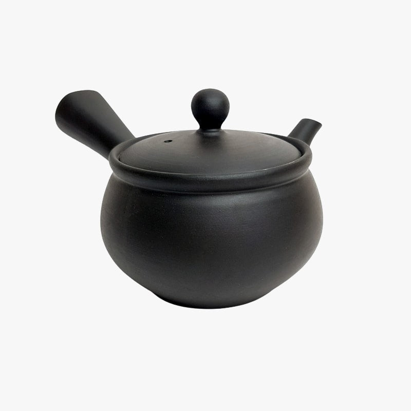 Japanse Keramische Theepot - Kyusu Zwart