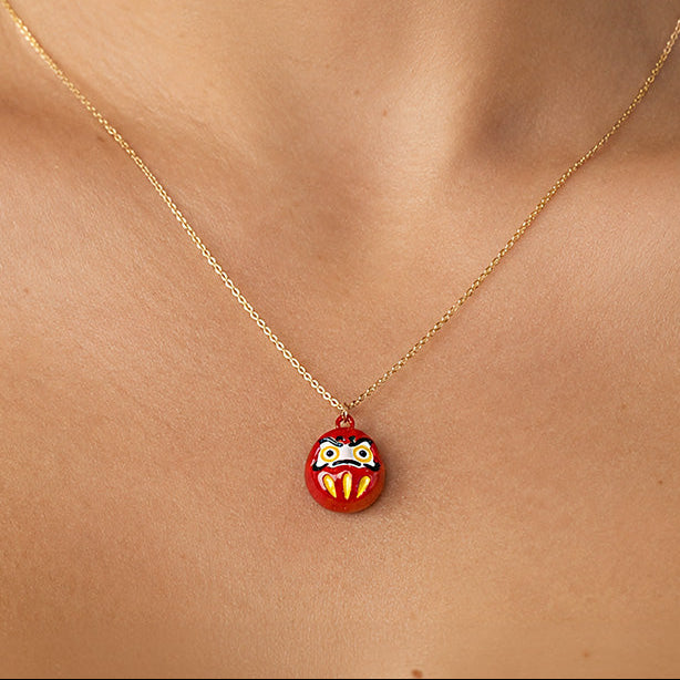 Japanse Ketting - Kleine Daruma Hanger