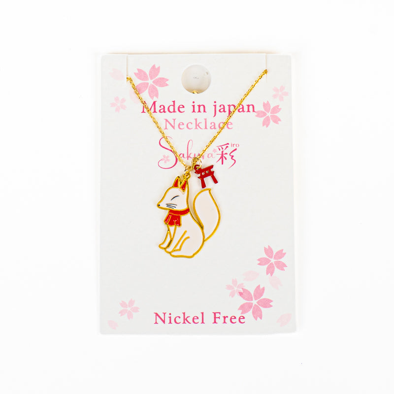 Japanse Ketting met Hanger – Bewakende Kitsune