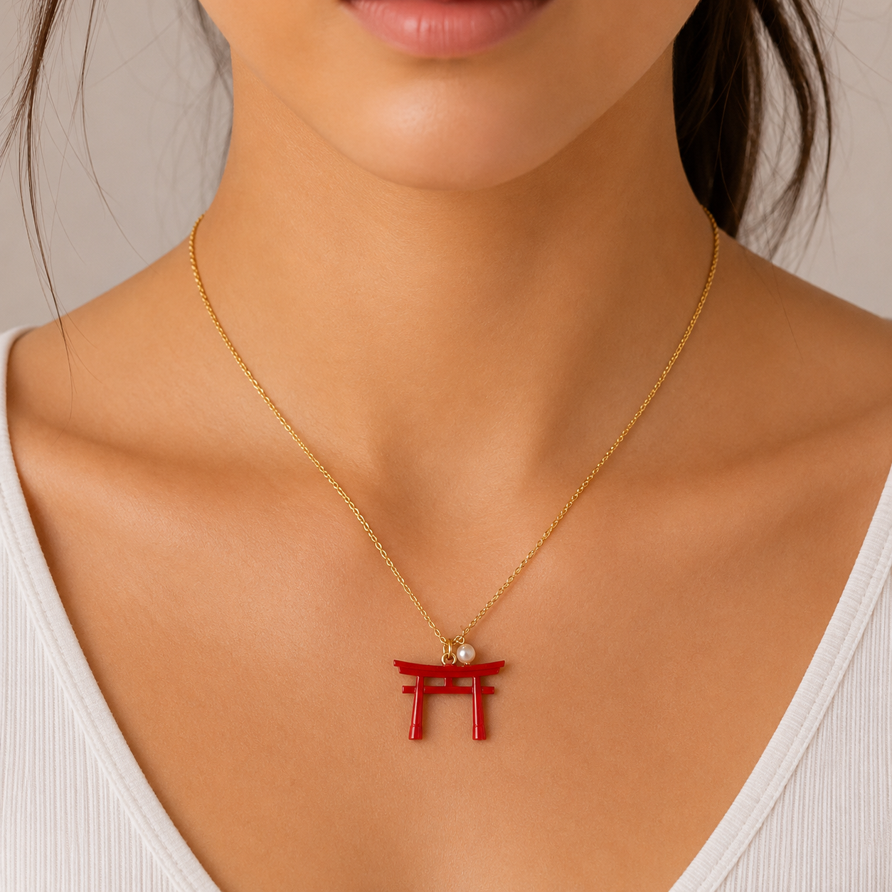 Japanse Ketting met Hanger – Torii-poort