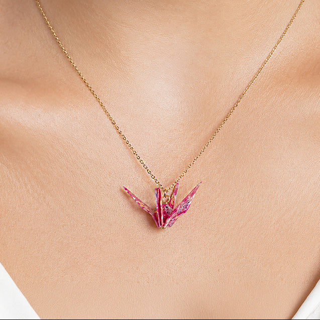 Japanse Ketting - Origami Kraanvogel Hanger