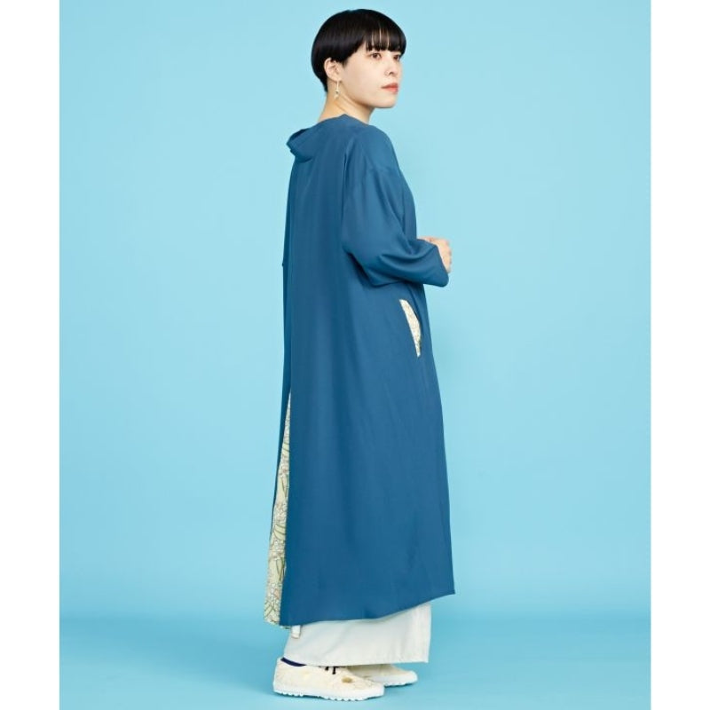 Japanse Kleding Dames - Moderne Blauwe Jurk