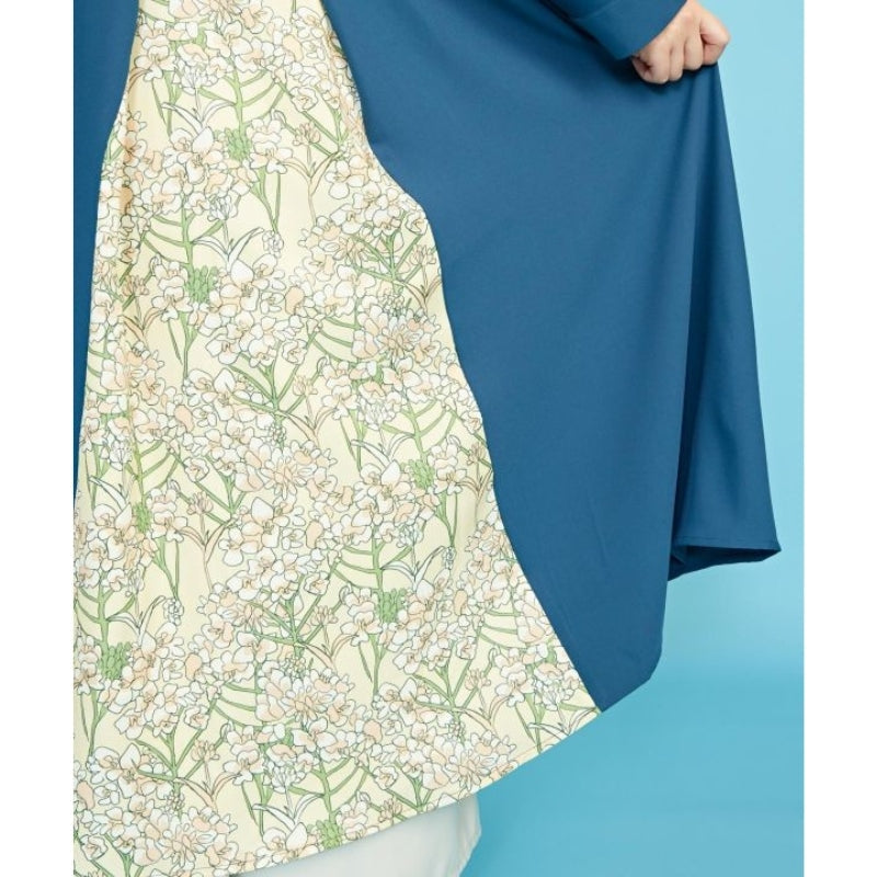 Japanse Kleding Dames - Moderne Blauwe Jurk