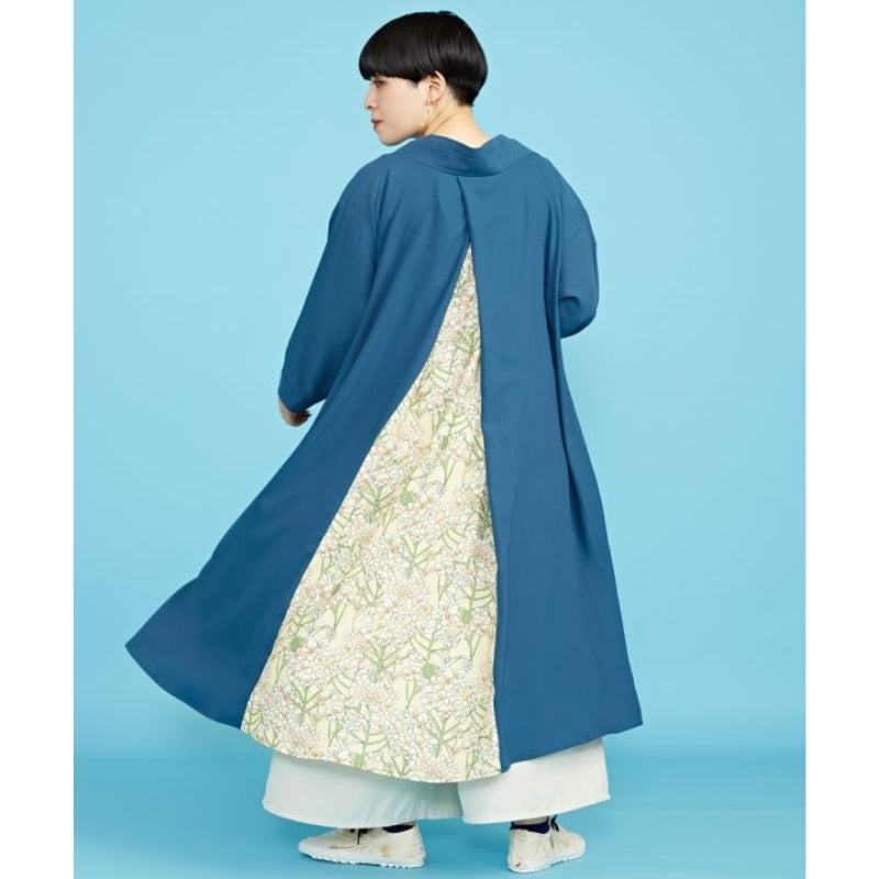 Japanse Kleding Dames - Moderne Blauwe Jurk