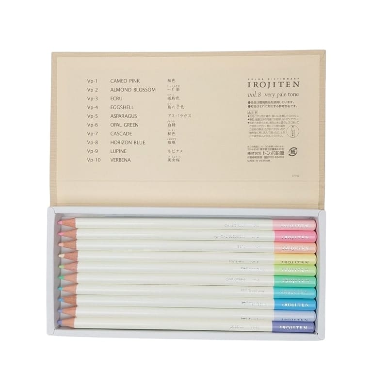 Japanse kleurpotloden Set - Irojiten Deel 3