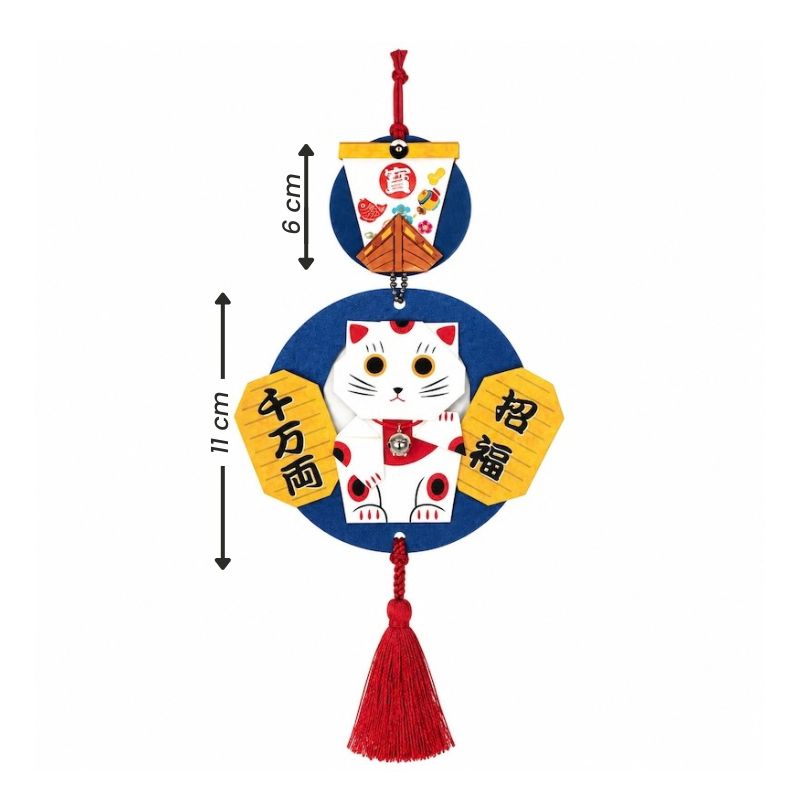 Japanse Knutselset Hangdecoratie - Maneki Neko