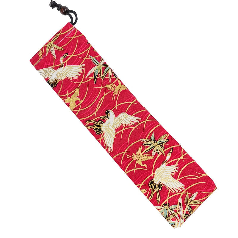 Japanse Kraanvogel Eetstokjes Etui