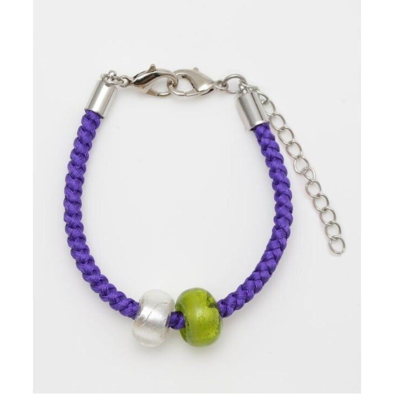 Japanse Kralen Armband Heren Paars
