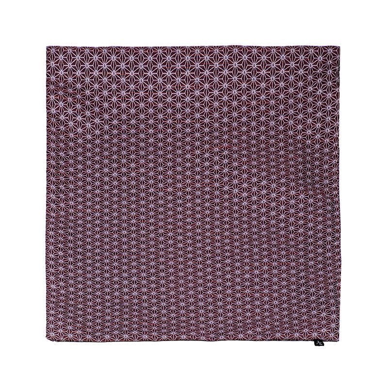 Japanse Kussenhoes - Asanoha Paars 50x50 cm