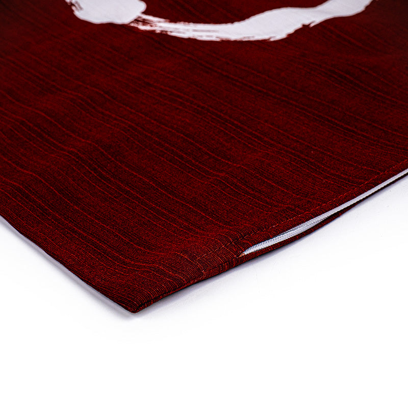 Japanse Kussenhoes - Ensō Rood 50x50 cm