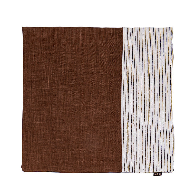 Japanse Kussenhoes - Sensuji Koffie 45x45 cm