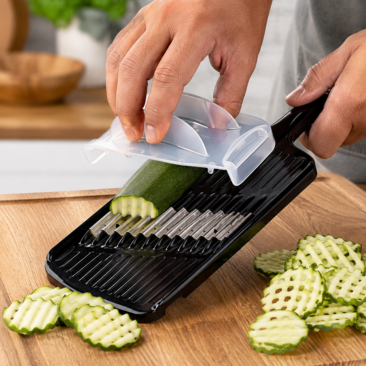 Japanse Mandoline voor Golf- en Wafelsnedes