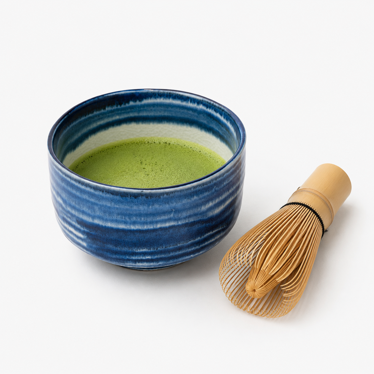 Japanse Matcha Kom – Kobaltblauw