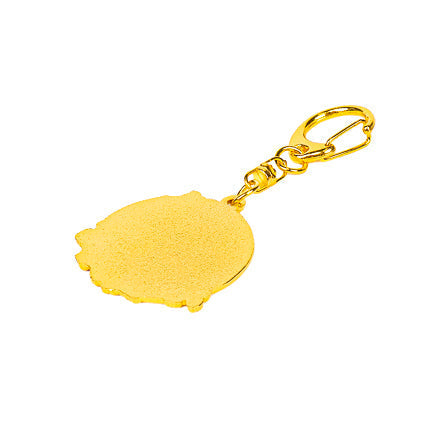 Japanse Metalen Sleutelhanger – Pagode & Mount Fuji