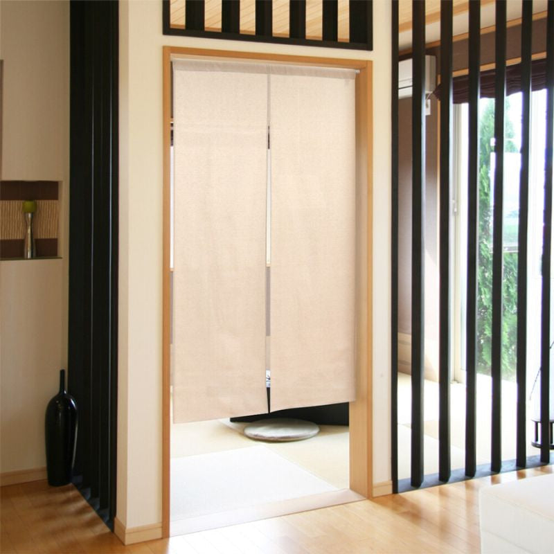 Japanse Noren Gordijn - Natuurlijk Linnen 85 x 150 cm