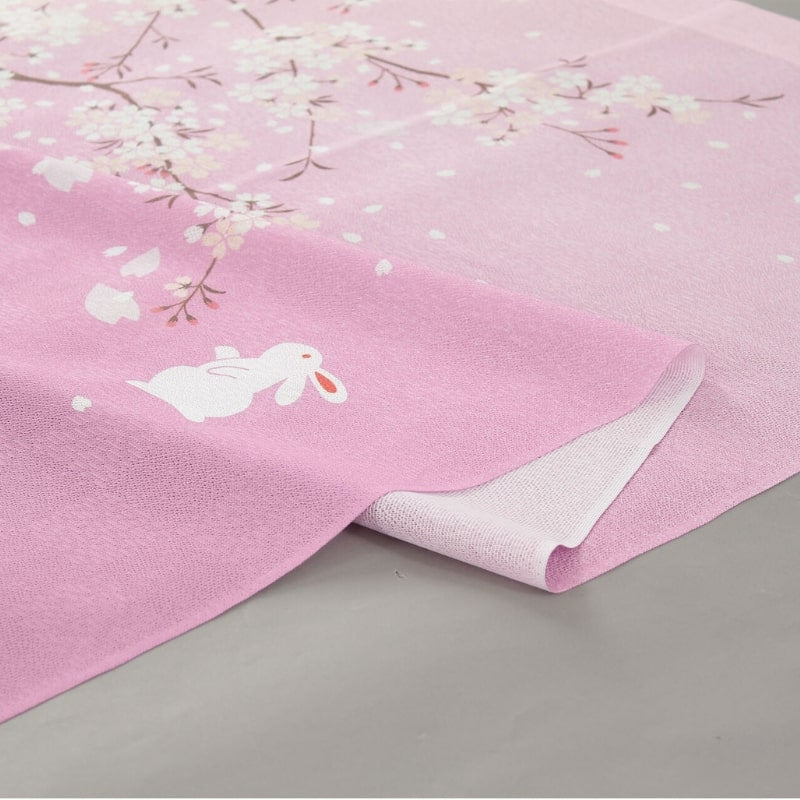 Japanse Noren Gordijn - Sakura Usagi 85 x 150 cm