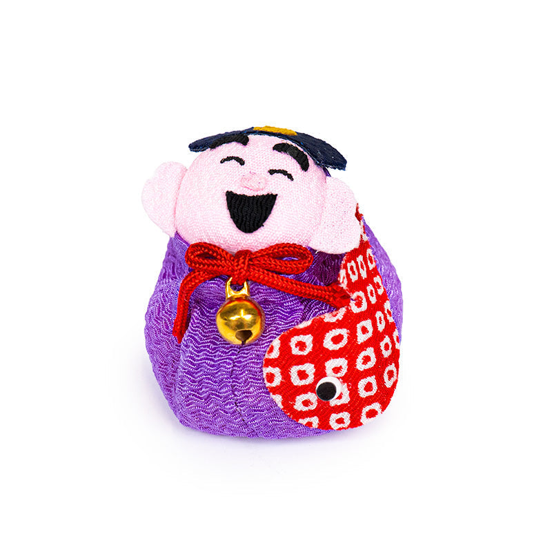 Japanse Otedama Pop Chirimen Ebisu