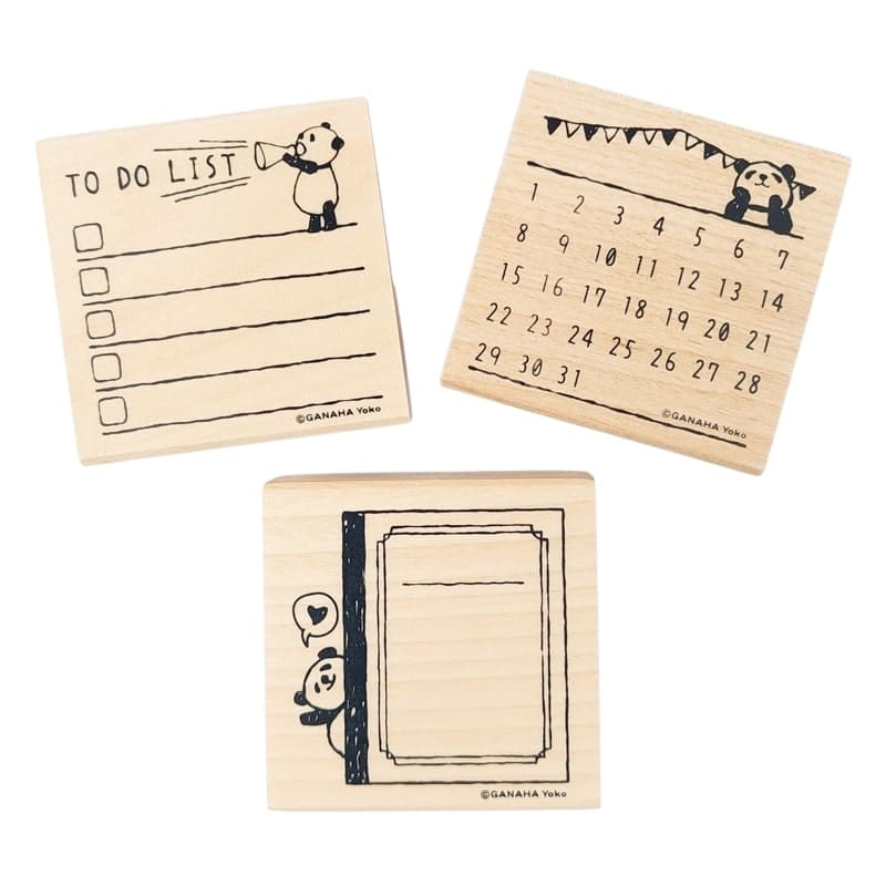 Japanse Panda Stempel - To Do List