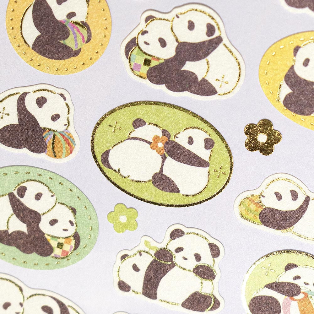 Japanse Pandastickers
