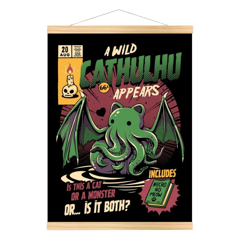 Japanse Poster - Cathulhu A3