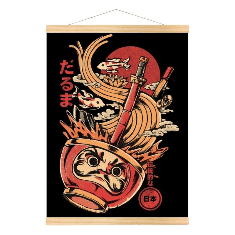 Japanse Poster - Daruma Ramen A3