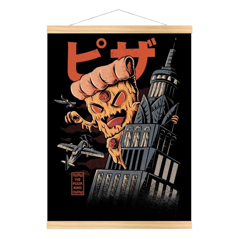 Japanse Poster - Godpizza A3