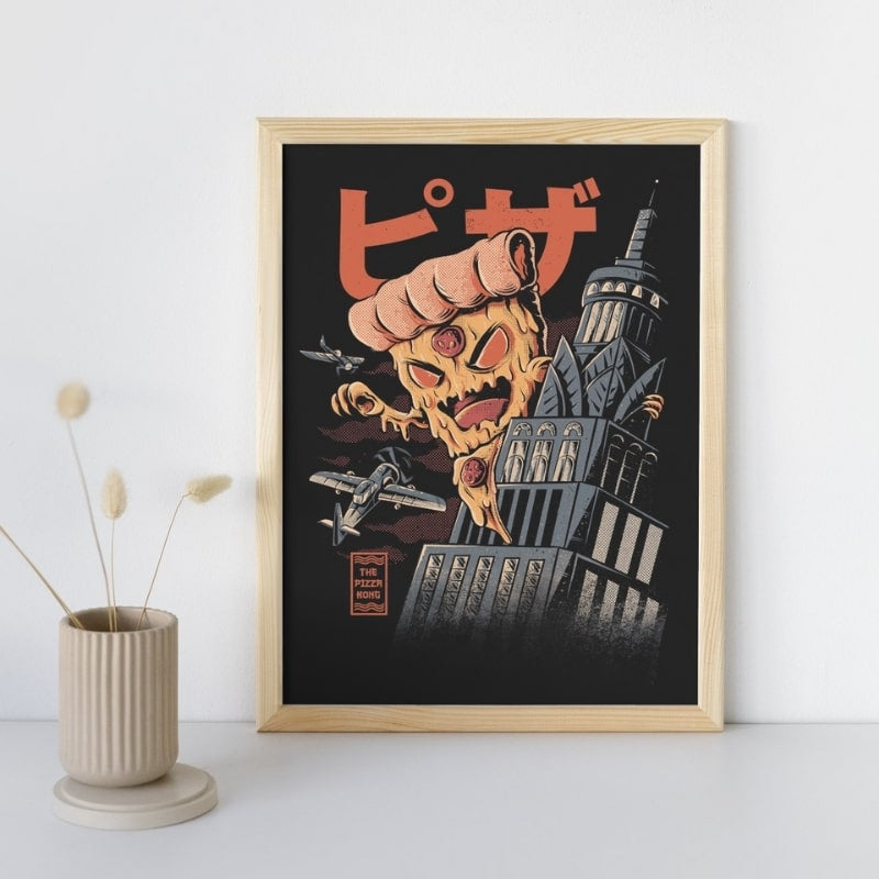 Japanse Poster - Godpizza A3