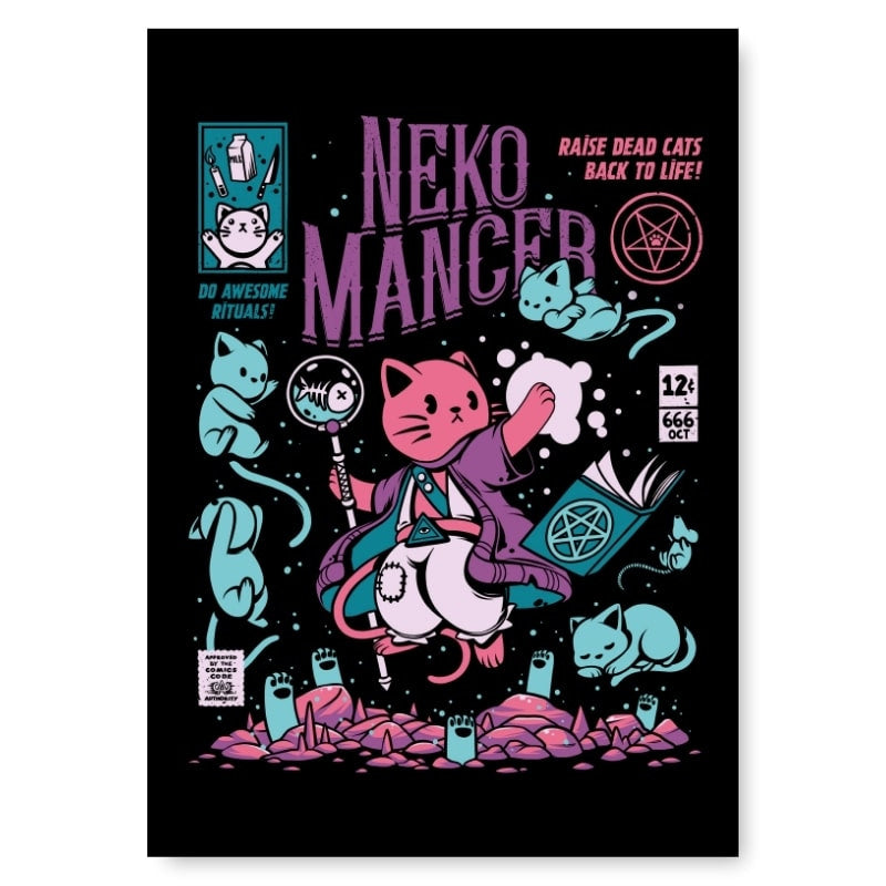 Japanse Poster - Nekomancer A3