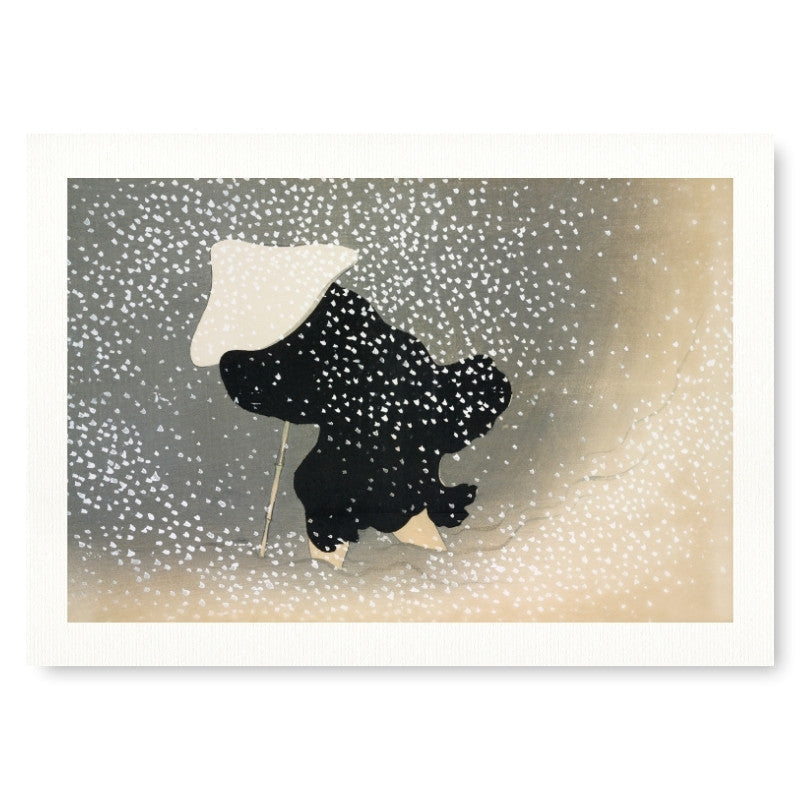 Japanse Poster - Sneeuwstorm A3
