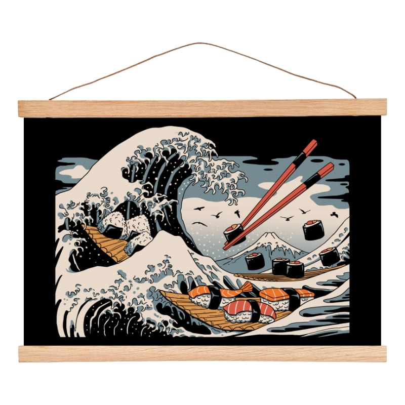 Japanse Poster - Sushi Kanagawa A3