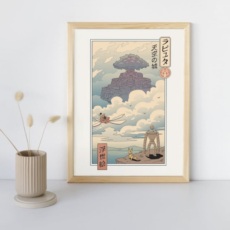 Japanse Poster - Ukiyo-e Laputa A3