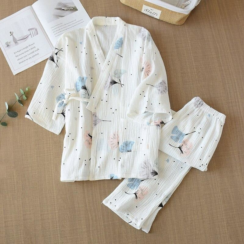 Japanse Pyjama Wit / M