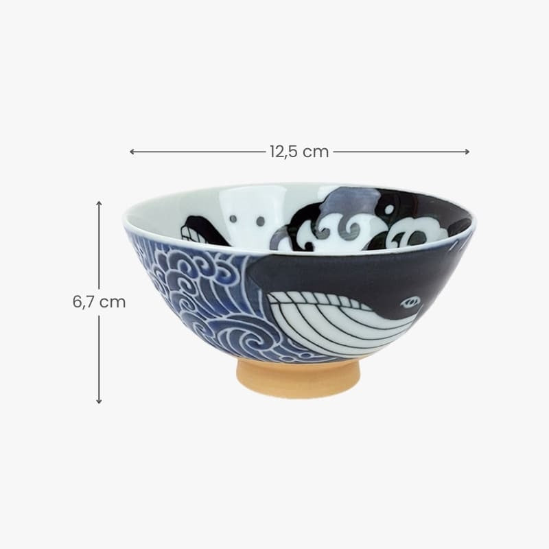 Japanse Rijstkom – Walvis & Golven