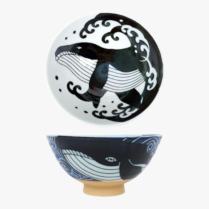Japanse Rijstkom – Walvis & Golven