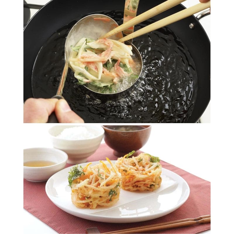 Japanse Roestvrijstalen Kakiage Vorm