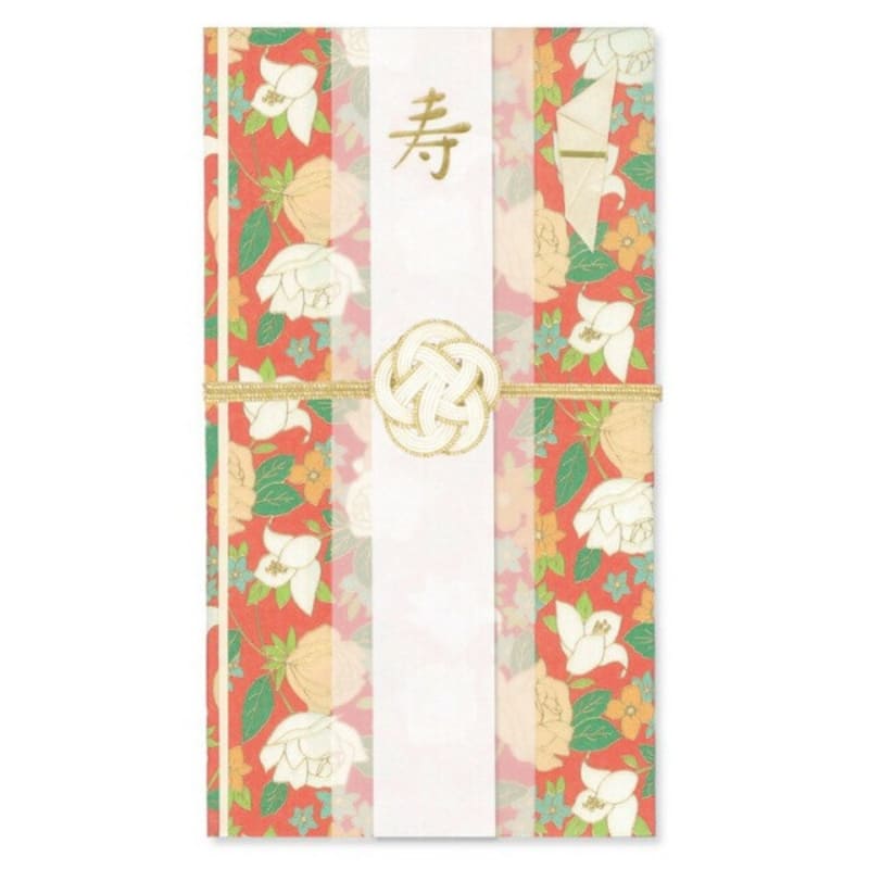 Japanse Shugi-Bukuro Envelop – Rood & Goud