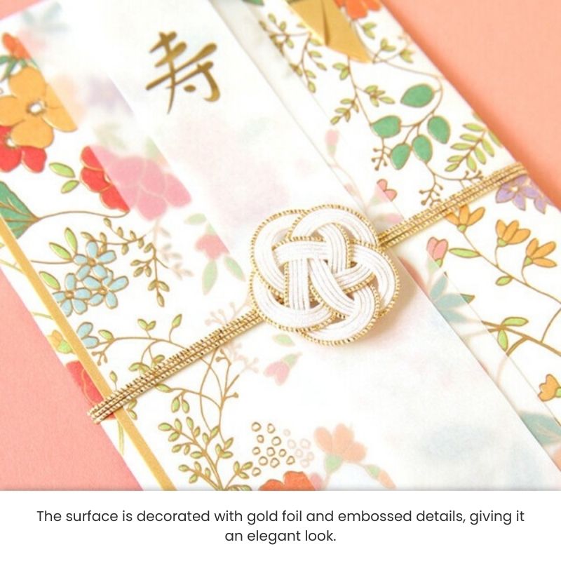 Japanse Shugi-Bukuro Envelop – Rood & Goud